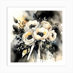 Gothic Bouquet Art Print