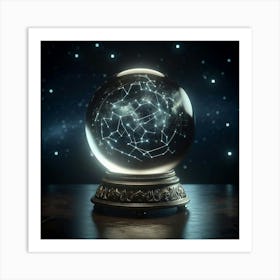 Astrology Crystal Ball 1 Art Print