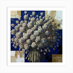 Mosaic Flowers Art Print