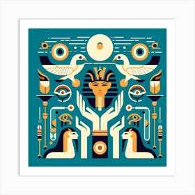 Egypt Desert Egyptian Ancient Giza Art Print