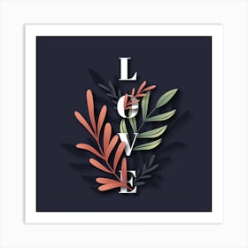 Love arts Art Print