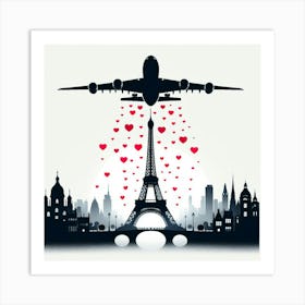 Eiffel tower 2 Art Print