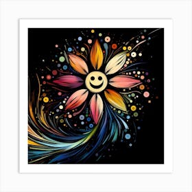 A smile flower Art Print