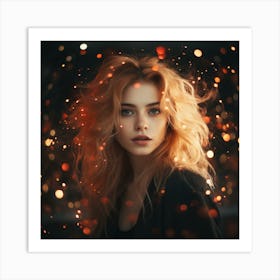 Portrait Of A Young Woman 2 Art Print