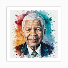 Nelson Mandela 21 Art Print