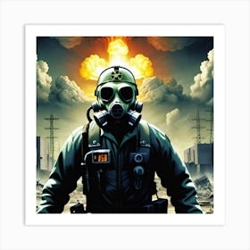 Nuclear Fallout 1 Art Print