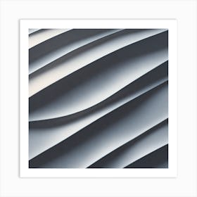 Abstract Wavy Pattern 11 Art Print