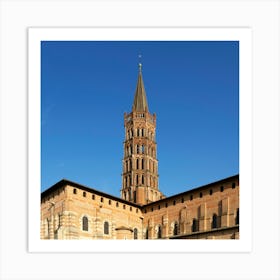 Basilica St Sernin Built Romanesque Style 1080 1120 Toulouse Hautegaronne Midi Pyrenees Southern France 1 Art Print