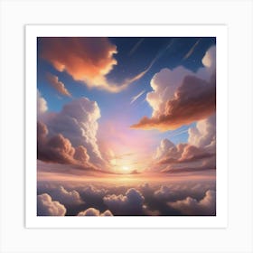 Clouds In The Sky Art Print