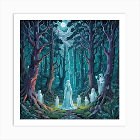 Forest Of Ghosts Art Print
