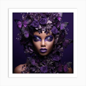 Purple Beauty 2 Art Print