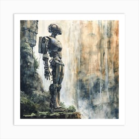 Myeera Robotic Cyborg That Is Imagined In The Bronze Age Waterc 4df0b809 7eed 4bb9 90ae B40f8a25542b Art Print