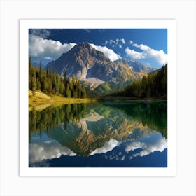 Mountain Lake Art Print