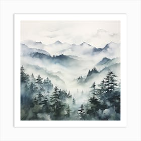 Misty Morning Art Print