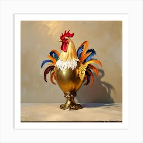 Golden Rooster 2 Art Print