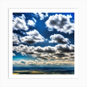 Cloudy Sky 24 Art Print