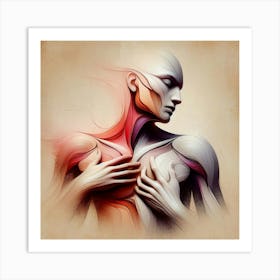 Muscular Anatomy Art Print