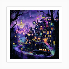 Disney'S Haunted House Art Print