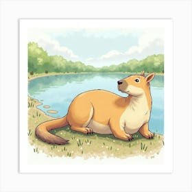 Kangaroo 5 Art Print