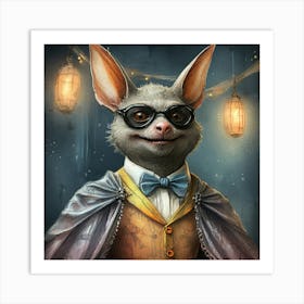 Rat In A Suit Art Print