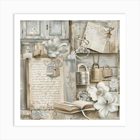 Shabby Chic 1 Art Print