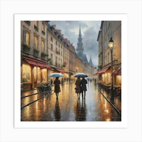 Europe In The Rain Art Print 0 Art Print