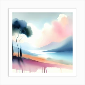 Landscape Painting 83 Art Print