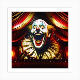 Evil Clown Art Print