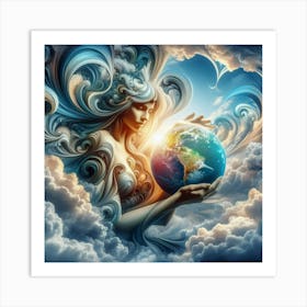 Earth Goddess Art Print