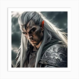 Elven Paladin Art Print