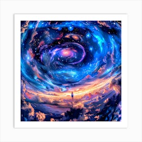 Galaxy In The Sky Art Print