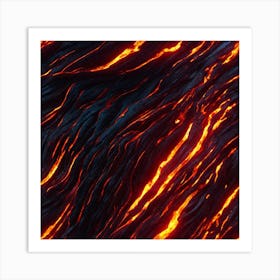 Lava Flow Art Print