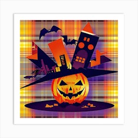 Halloween Jack O Lantern Art Print