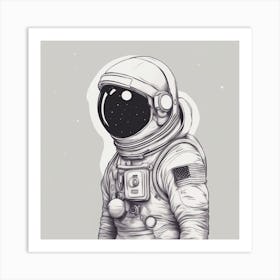 Astronaut art Art Print