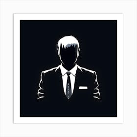 Man In Suit Art Print