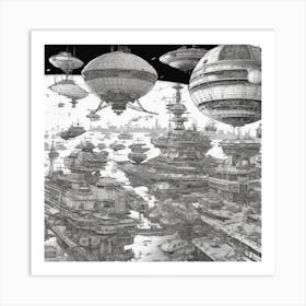 Space City 15 Art Print