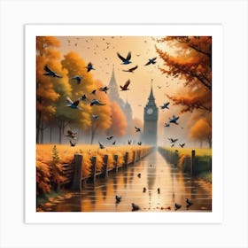 Autumn In London 1 Art Print