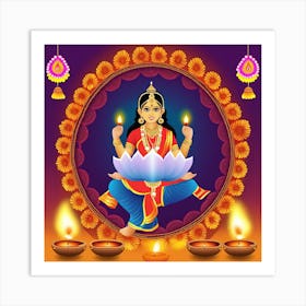 Diwali Art Print