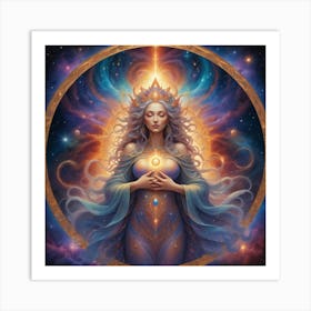 Cosmic Visionary Art Art Print