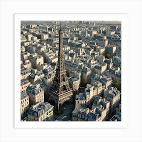 Paris Cityscape Art Print