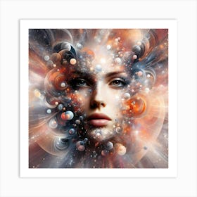 Creative Abstract Visual 36 Art Print