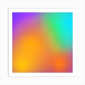 Abstract Colorful Background 12 Art Print