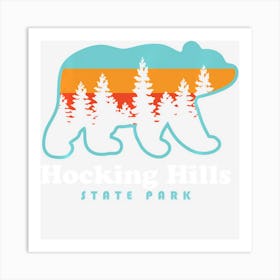 Hocking Hills State Park Bear Hocking Hills Camping Art Print