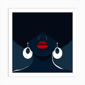 Afro Girl 28 Art Print