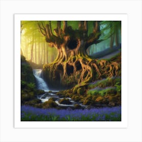 Tree In The Forest Art Print