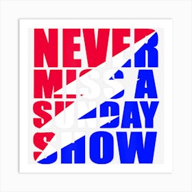 Never Miss A Sunday Show Jamband Lot Lightning Bolt Art Print