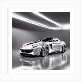 Mercedes Slam 1 Art Print