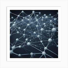 Abstract Network 1 Art Print