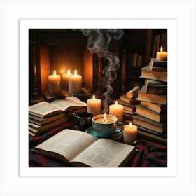 Book And Candle 5 Art Print