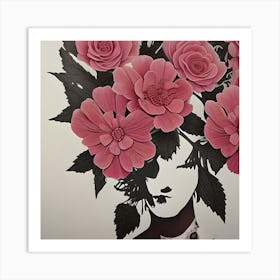 Thinking Pink Art Print